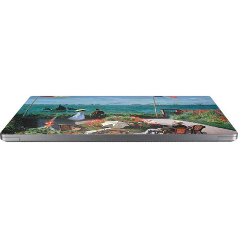 Claude Monet The Terrace at Sainte-Adresse Universal Laptop 15in (12.2 x 8.8in) Skin